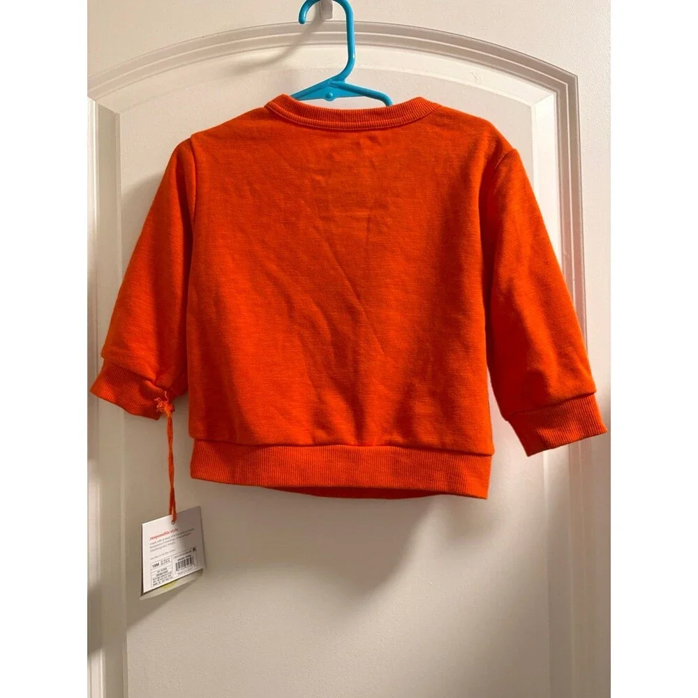 Christian‎ Robinson 18 months Toddler Woolly Mammoth Embroidered Sweatshirt NWT